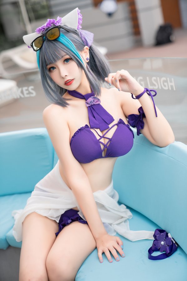 人气Coser@Momoko葵葵 柴郡 [40P/212MB]