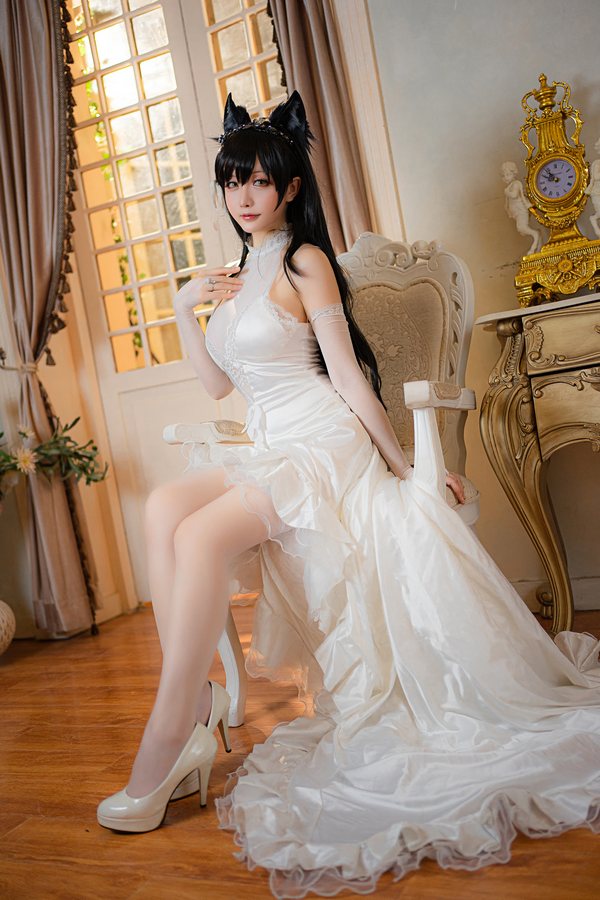 网红Coser@星之迟迟 爱宕婚纱 [25P/107MB]