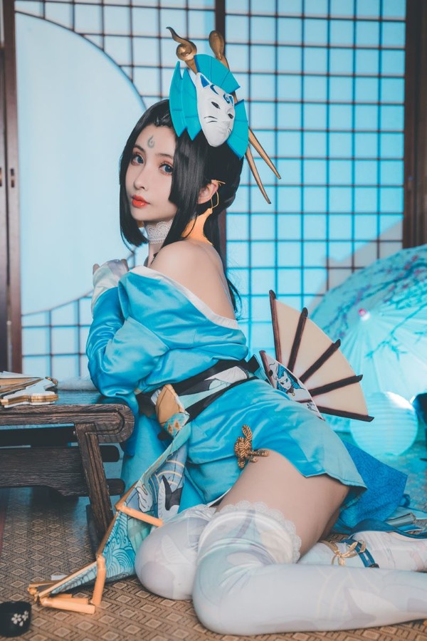 人气Coser@rioko凉凉子 不知火舞 魅语 [24P/1V/393MB]