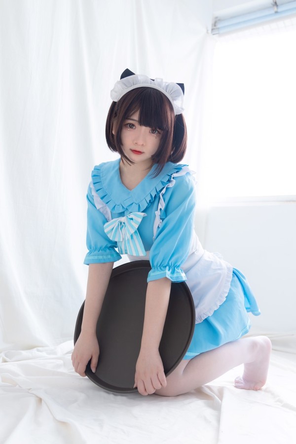 人气Coser@古川kagura 蓝色小猫女仆 [43P/1V/295MB]