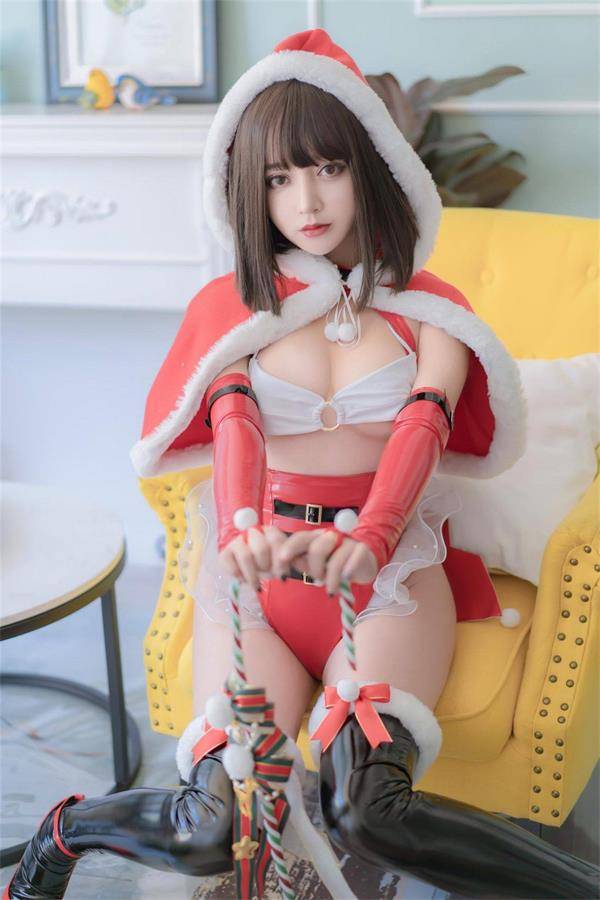 [Cosplay]过期米线线喵 – 圣诞[52P/9.4M]