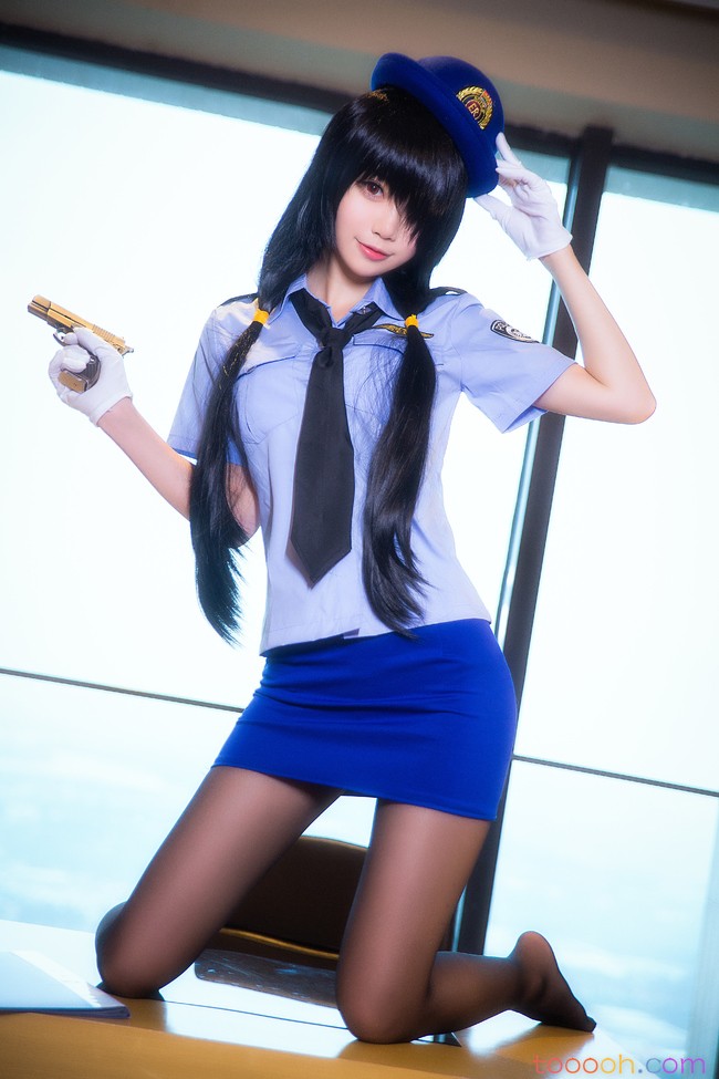 约会大作战 时崎狂三 女警制服COS【16P】