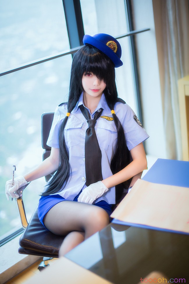 约会大作战 时崎狂三 女警制服COS【16P】