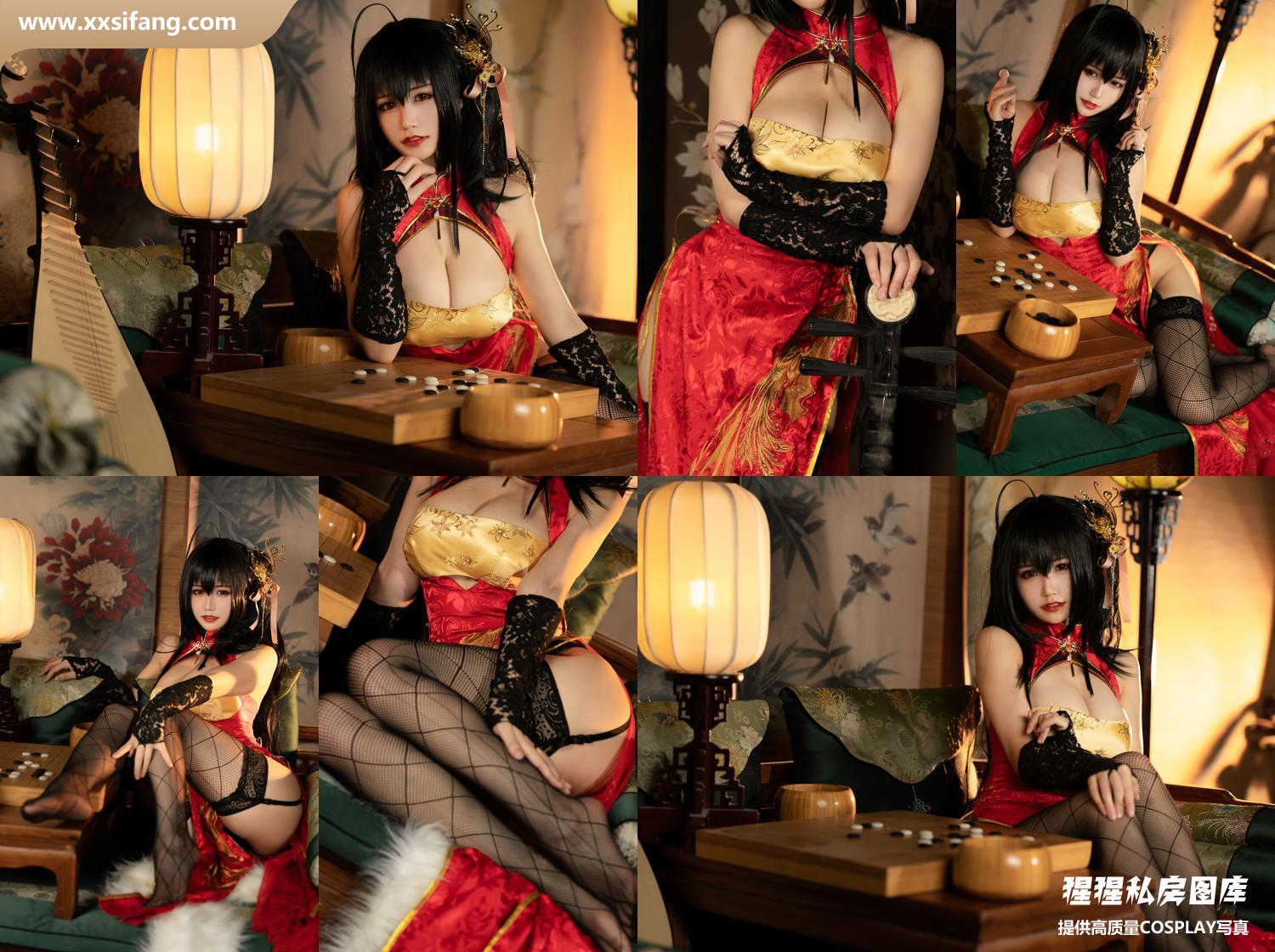 [图片2]-小仓千代w COSPLAY写真集《大凤旗袍》超高清套图下载[30P/240M]插图-猩猩私房