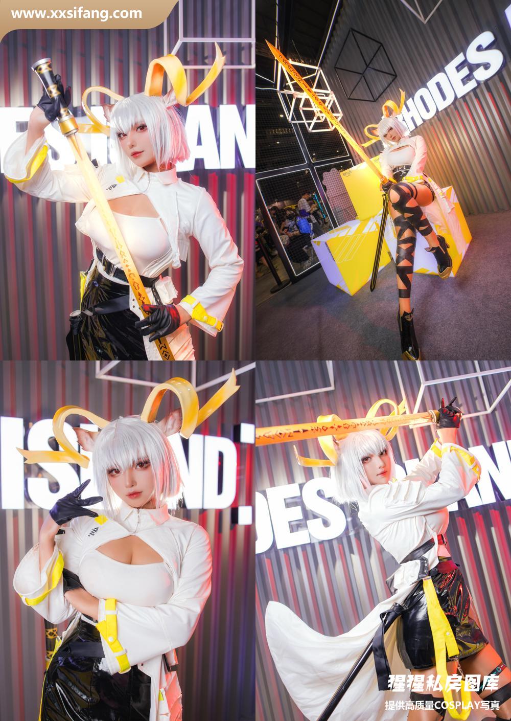 [图片2]-菌烨tako COSPLAY写真集《明日方舟 卡涅利安》超高清套图下载[7P/13M]插图-猩猩私房