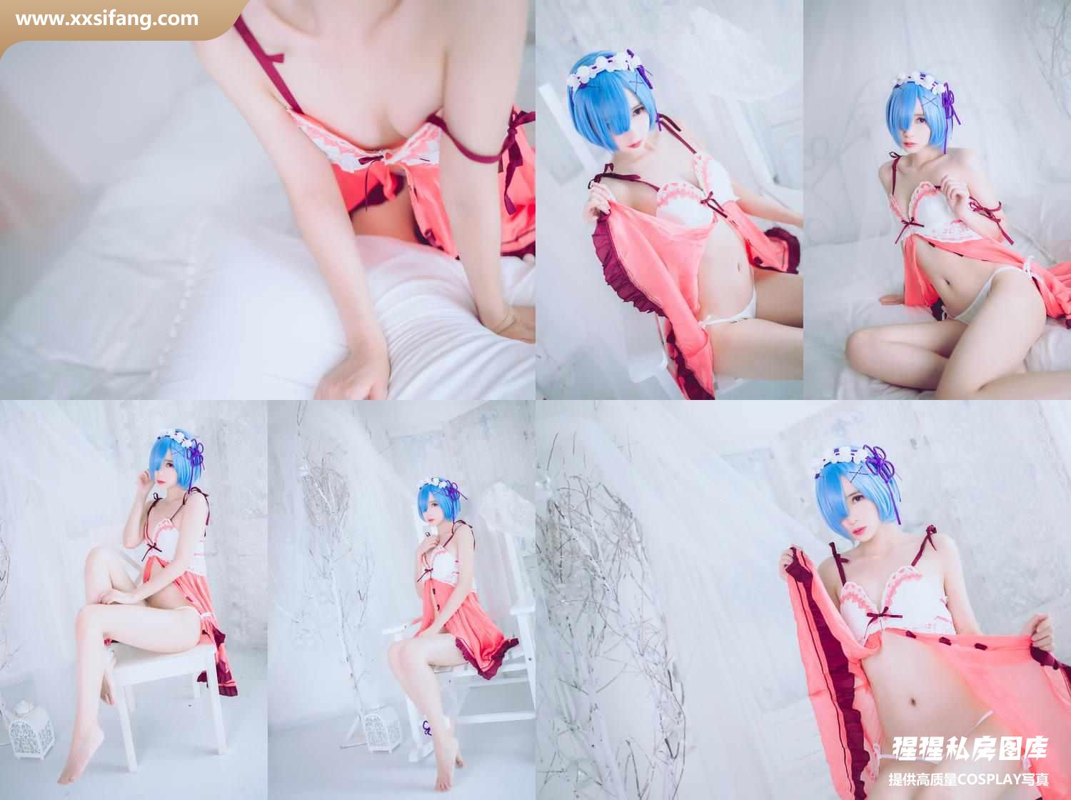 [图片2]-疯猫ss COSPLAY写真集《蕾姆》超高清套图下载[42P/43M]插图-猩猩私房