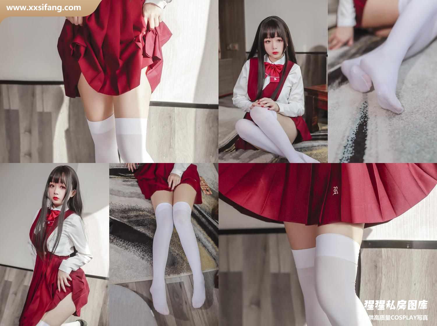 [图片2]-日奈娇 COSPLAY写真集《JK少女红裙》超高清套图下载[28P/276M]插图-猩猩私房