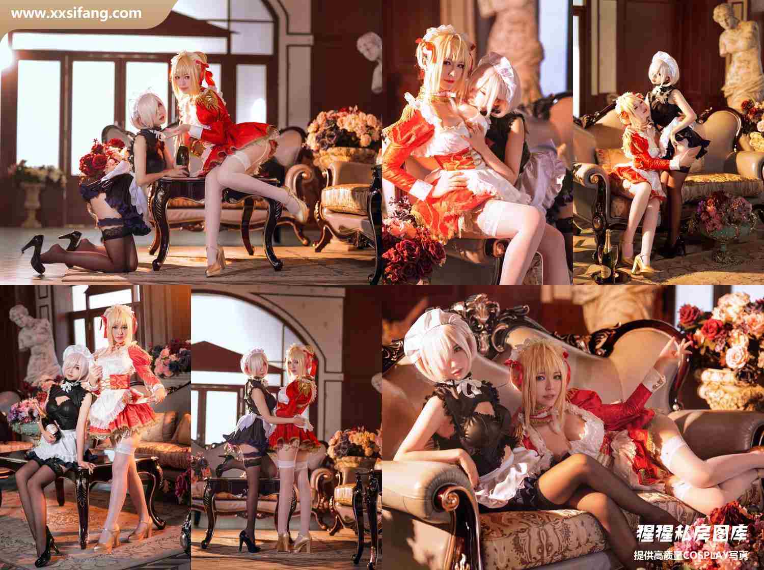 [图片2]-面饼仙儿写真集《Claudius x Kyrielight Maid - 半半子X》高清套图下载插图-猩猩私房