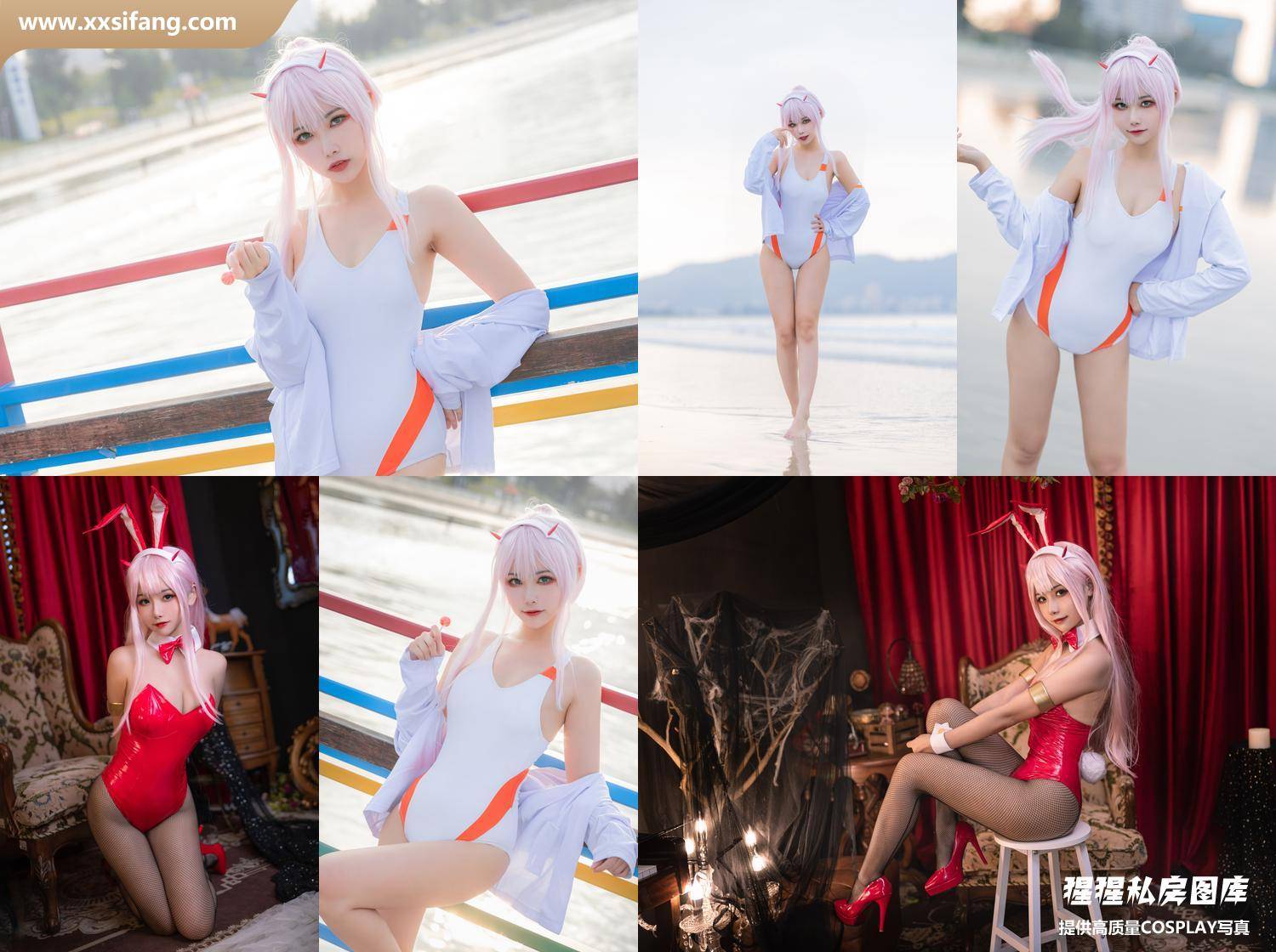 [图片2]-Momoko葵葵写真集《DARLING in the FRANXX 泳装&兔女郎&花嫁》高清套图下载[61P]插图-猩猩私房