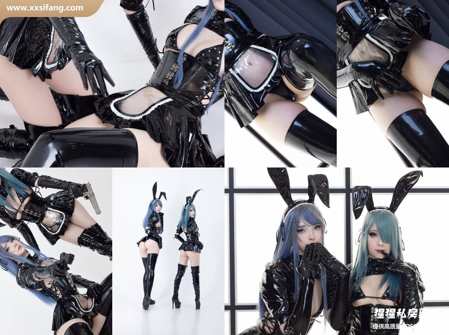 [图片2]-CandyBall写真集《Latex Bunny Twins》高清套图下载[57P+10V]插图-猩猩私房