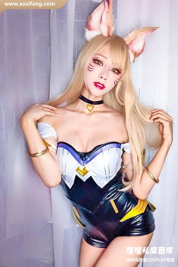 HaneAme雨波写真集《KDA Ahri》高清套图下载[77P]