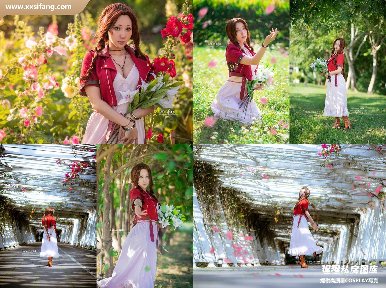 [图片2]-HaneAme雨波写真集《Aerith(最終幻想-愛麗絲)》高清套图下载[28P+1V]插图-猩猩私房