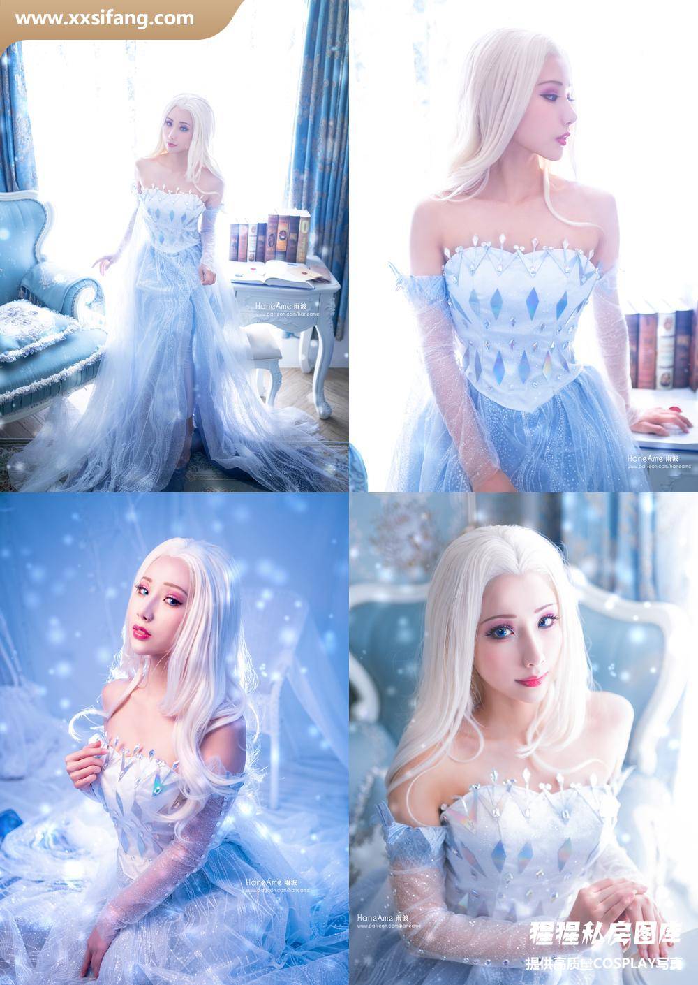 [图片2]-HaneAme雨波写真集《2020年01月 FrozenELSA 冰雪奇緣》高清套图下载[11P]插图-猩猩私房