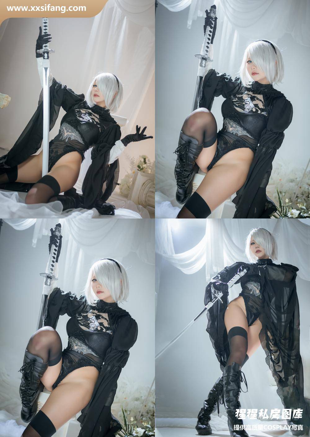 [图片2]-是一只熊仔吗写真集《Nier 2B Dress Ver》高清套图下载[7P]插图-猩猩私房