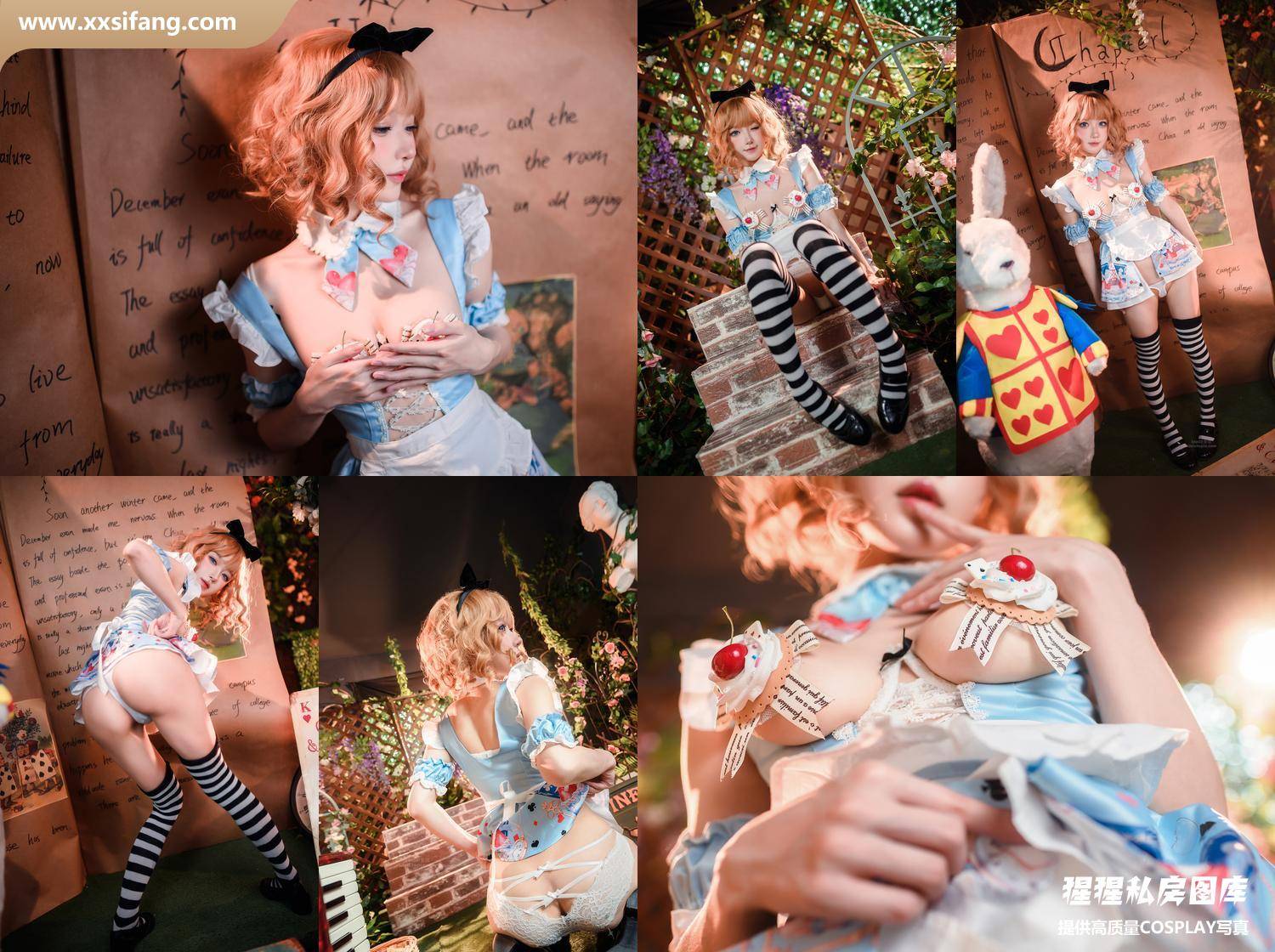 [图片2]-阿包也是兔娘写真集《爱丽丝梦游仙境》高清套图下载[40P]插图-猩猩私房