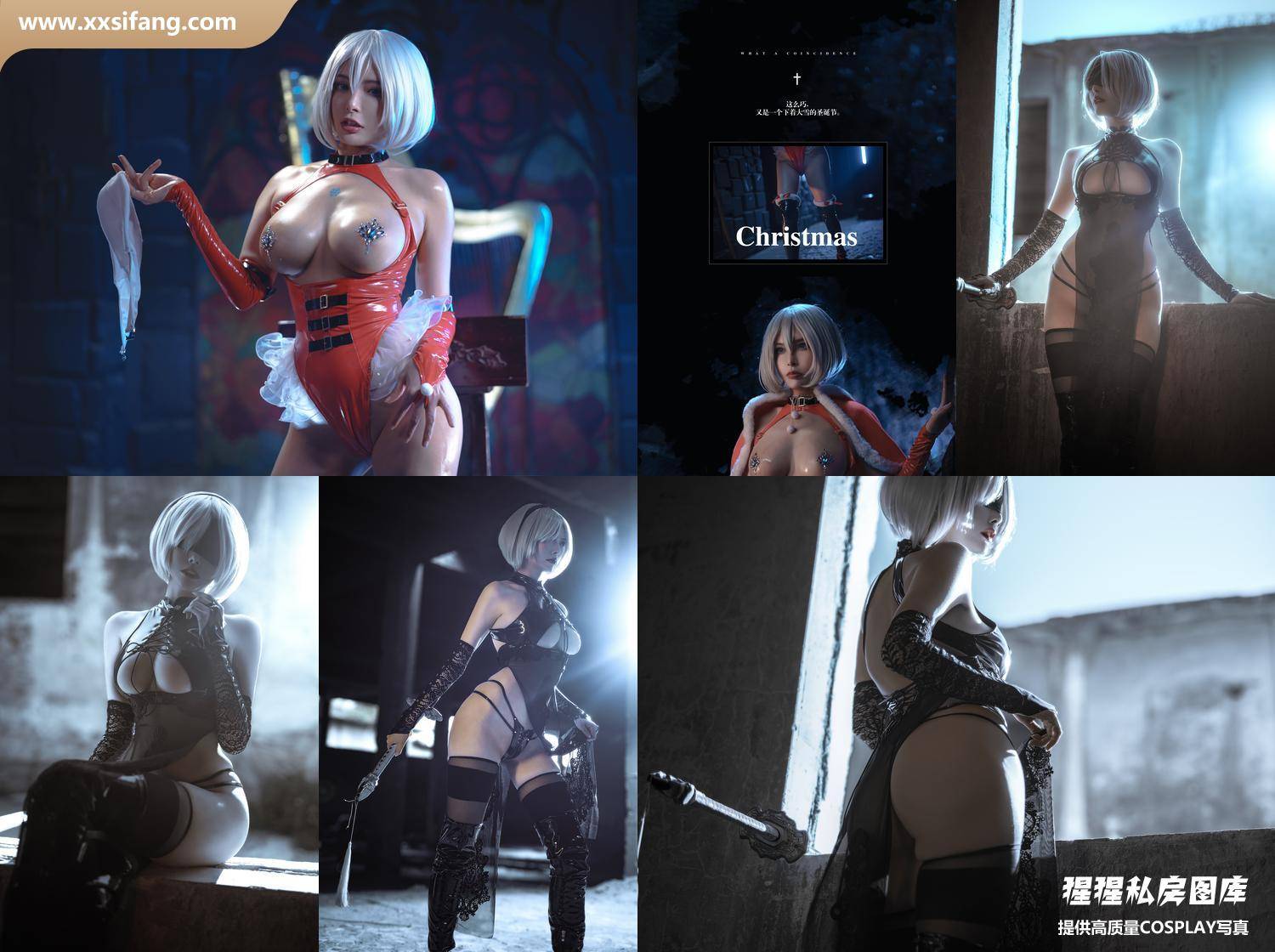 [图片2]-秋和柯基写真集《2B (Nier  Automata)》高清套图下载[65P]插图-猩猩私房图库–提供高质量CosPlay套图