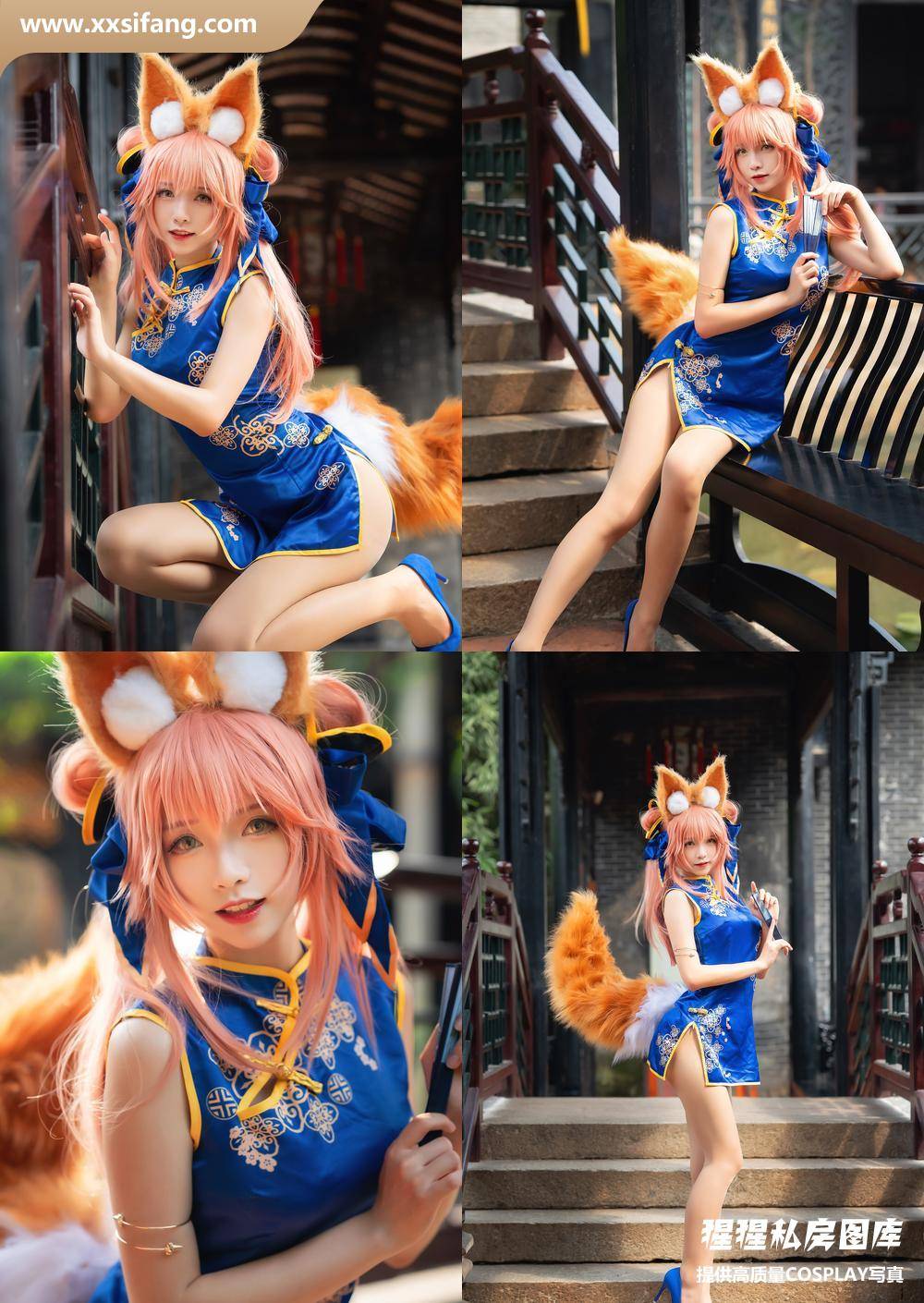 [图片2]-大大卷卷小卷写真集《玉藻前旗袍》高清套图下载[8P]插图-猩猩私房图库–提供高质量CosPlay套图