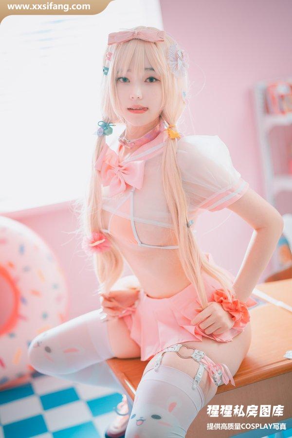 Bambi写真集《밤비 – Sheer Pink》高清套图下载[28P]