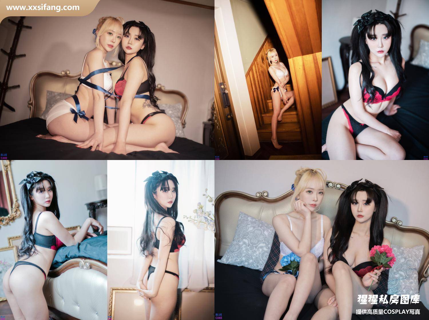 [图片2]-Bomi写真集《韩国 (보미) - &Zia (지아)  Fate Saber x Thosaka Rin -Lingerie ver》高清套图下载[128P]插图-猩猩私房图库–提供高质量CosPlay套图