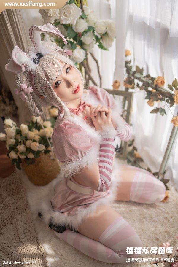皮皮奶可可爱了啦写真集《041「皮皮奶可可爱了」Vol.– 粉色兔兔(71P1.65GB)》高清套图下载[71P]